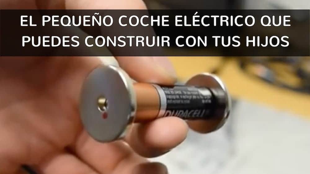 El pequeño coche eléctrico que puedes construir con tus hijos