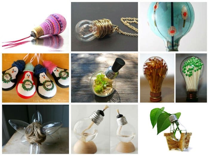 Ideas originales para el reciclaje de bombillas tradicionales Ideas originales para el reciclaje de bombillas tradicionales