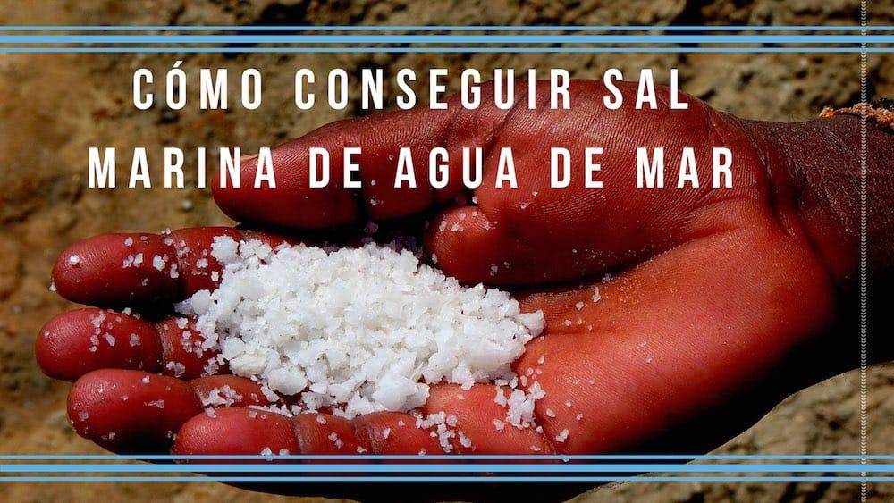 Cómo conseguir sal marina casera de agua de mar