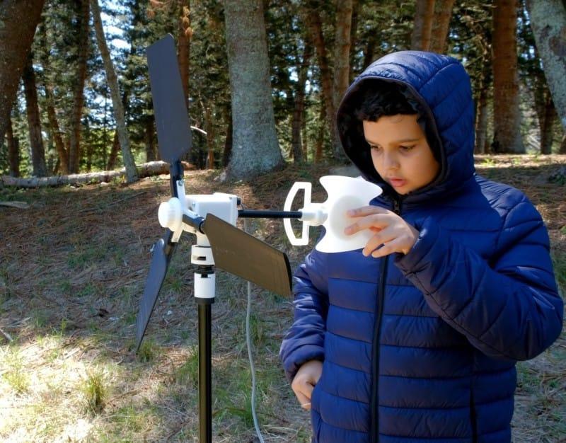 Turbina eólica portátil impresa en 3D para aventureros